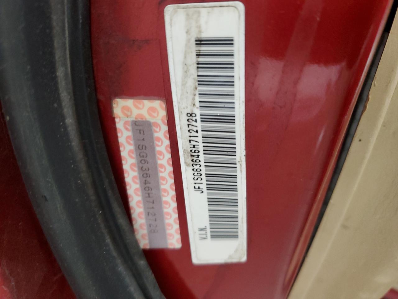 2006 Subaru Forester 2.5X VIN: JF1SG63646H712728 Lot: 63263164