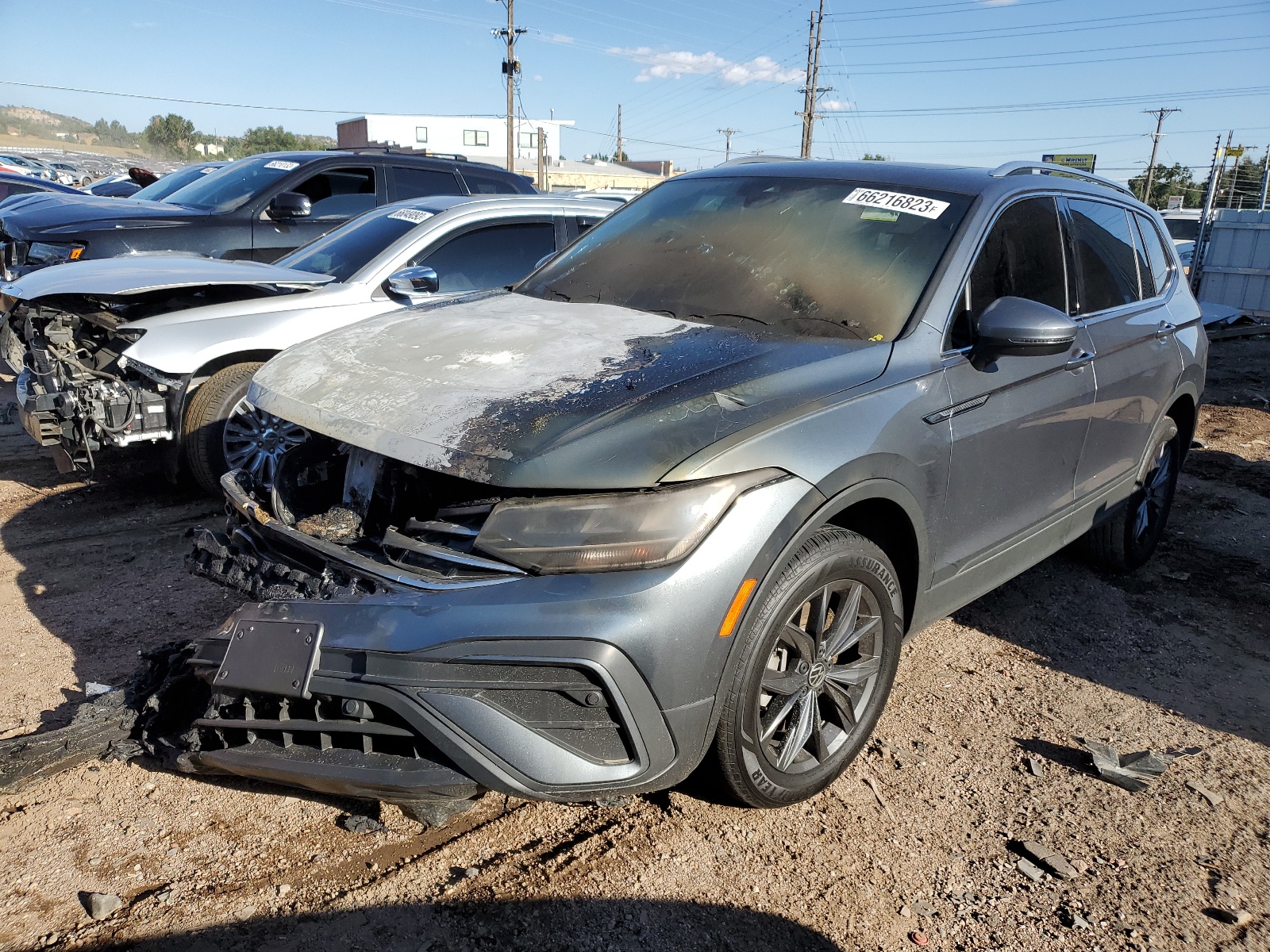 2022 Volkswagen Tiguan Se vin: 3VV2B7AX9NM140772