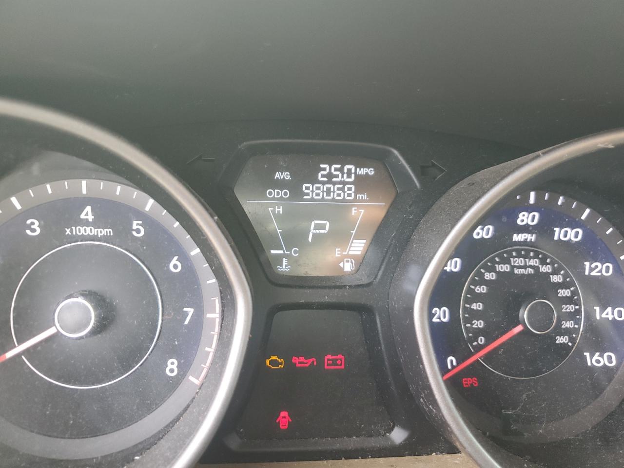 2013 Hyundai Elantra Gls VIN: 5NPDH4AEXDH377343 Lot: 63336793