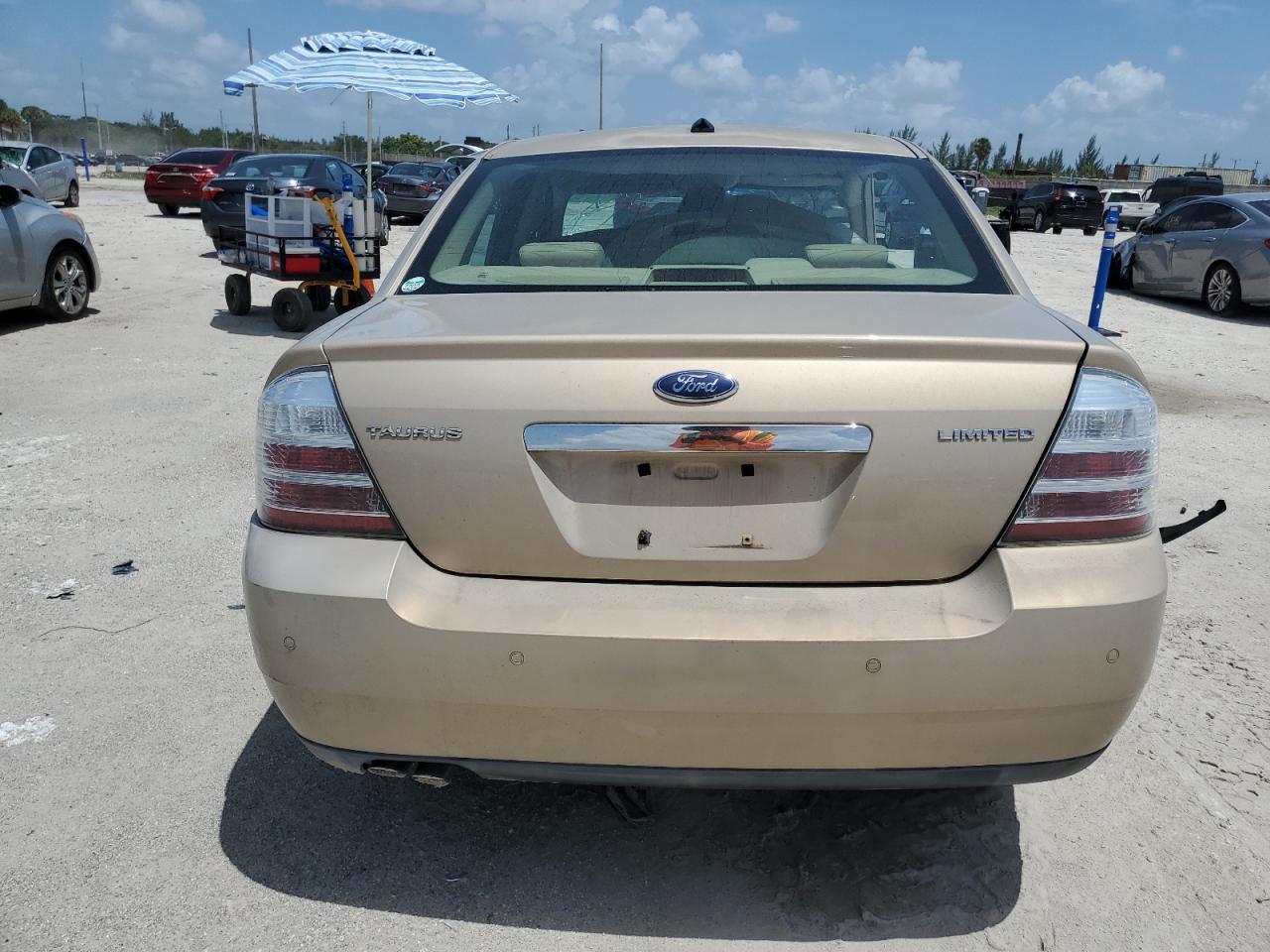 2008 Ford Taurus Limited VIN: 1FAHP25W28G117918 Lot: 63484803