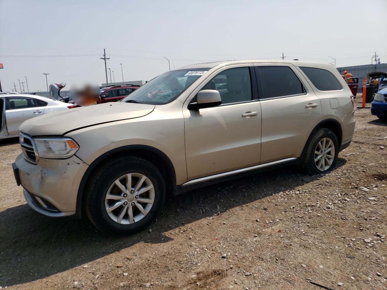 2014 Dodge Durango Sxt VIN: 1C4RDJAG7EC345366 Lot: 81411983