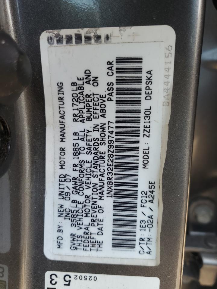 2008 Toyota Corolla Ce VIN: 1NXBR32E28Z997477 Lot: 66554773