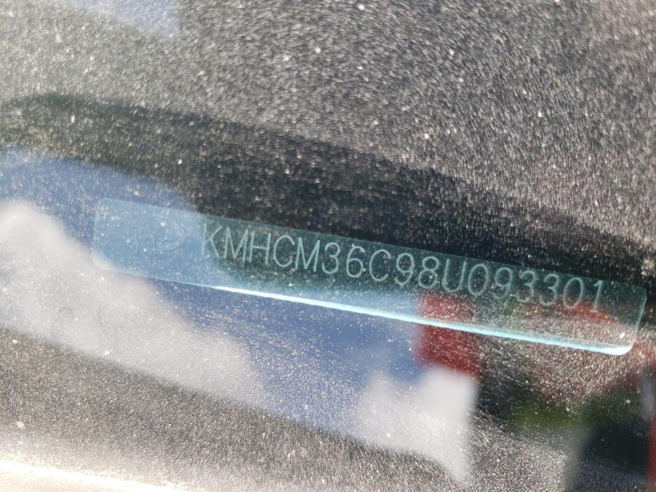 2008 Hyundai Accent Gs VIN: KMHCM36C98U093301 Lot: 63564783