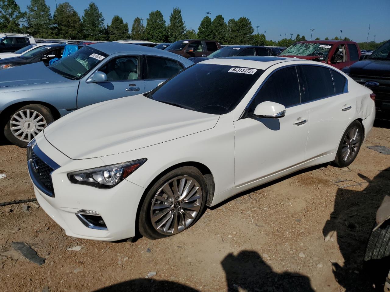 2021 Infiniti Q50 Luxe VIN: JN1EV7BP5MM703203 Lot: 64313473