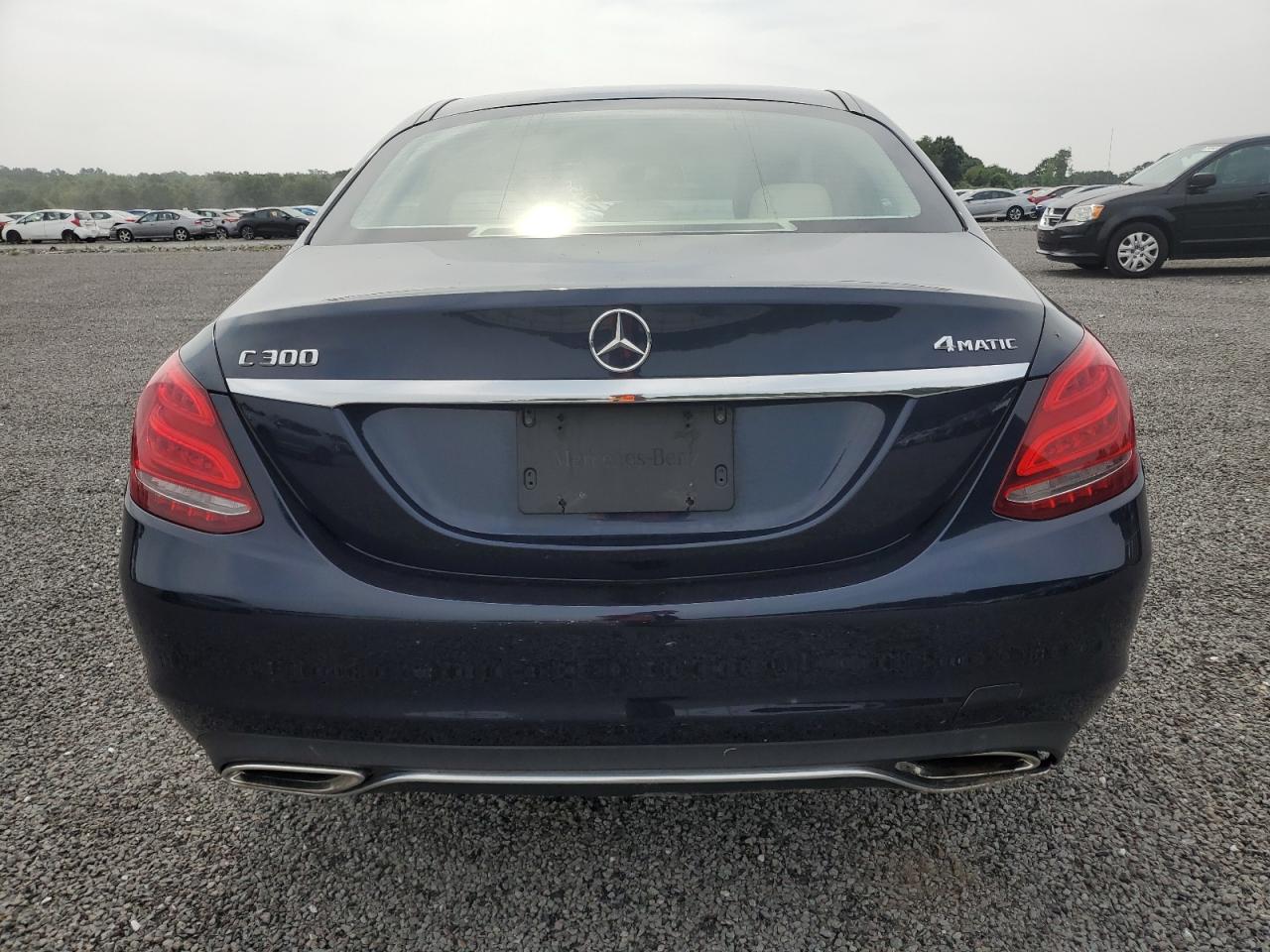 2016 Mercedes-Benz C 300 4Matic VIN: 55SWF4KB2GU100478 Lot: 64828063