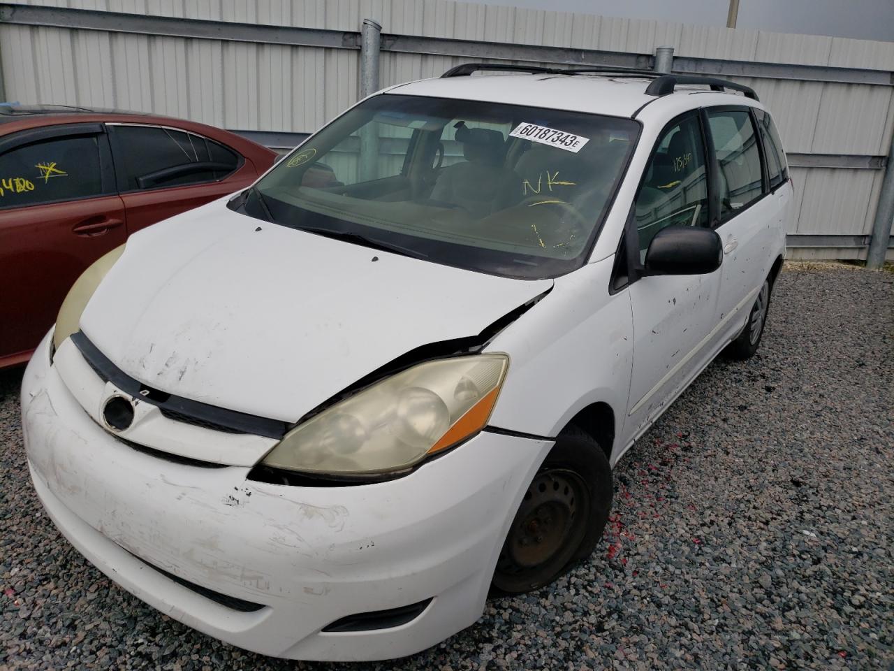 2007 Toyota Sienna Ce VIN: 5TDZK23C37S045024 Lot: 60187343