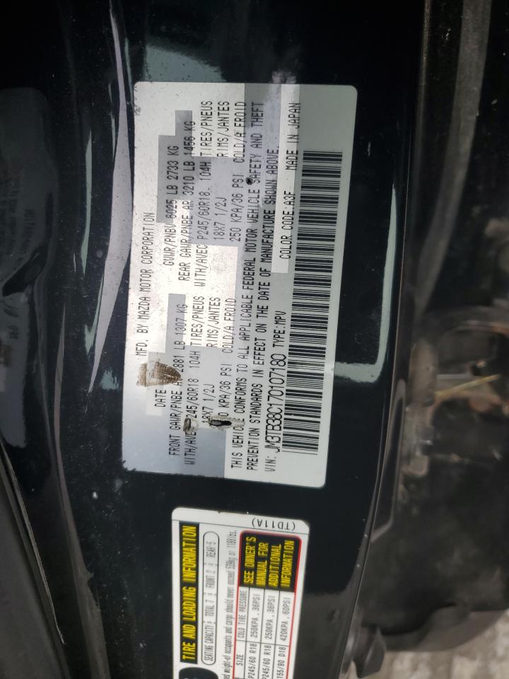 2007 Mazda Cx-9 VIN: JM3TB38C170107180 Lot: 60052965