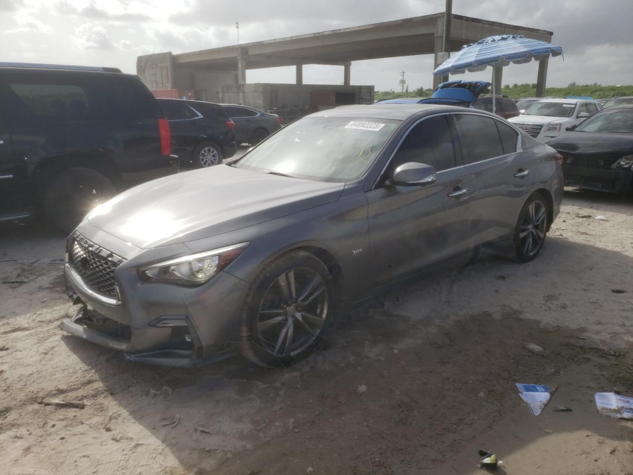 2019 Infiniti Q50 Luxe VIN: JN1EV7AP7KM541380 Lot: 64892223