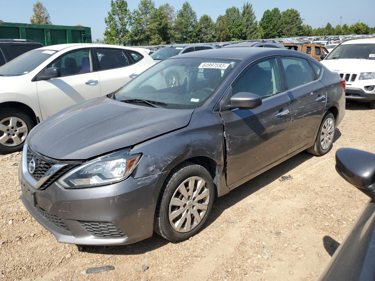 2016 Nissan Sentra S VIN: 3N1AB7AP5GY284280 Lot: 64997593