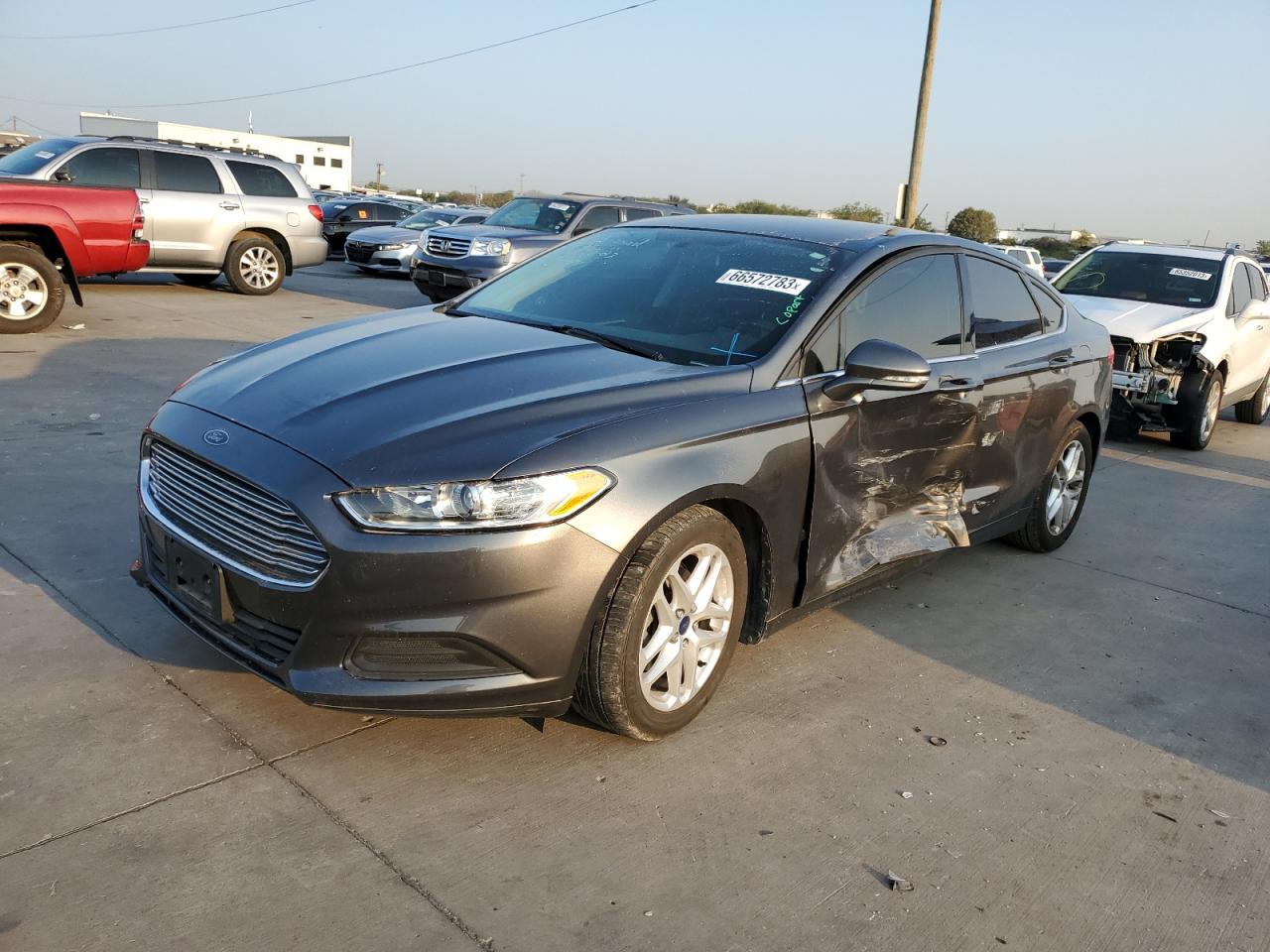 2015 Ford Fusion Se за продажба в Grand Prairie, TX - Side