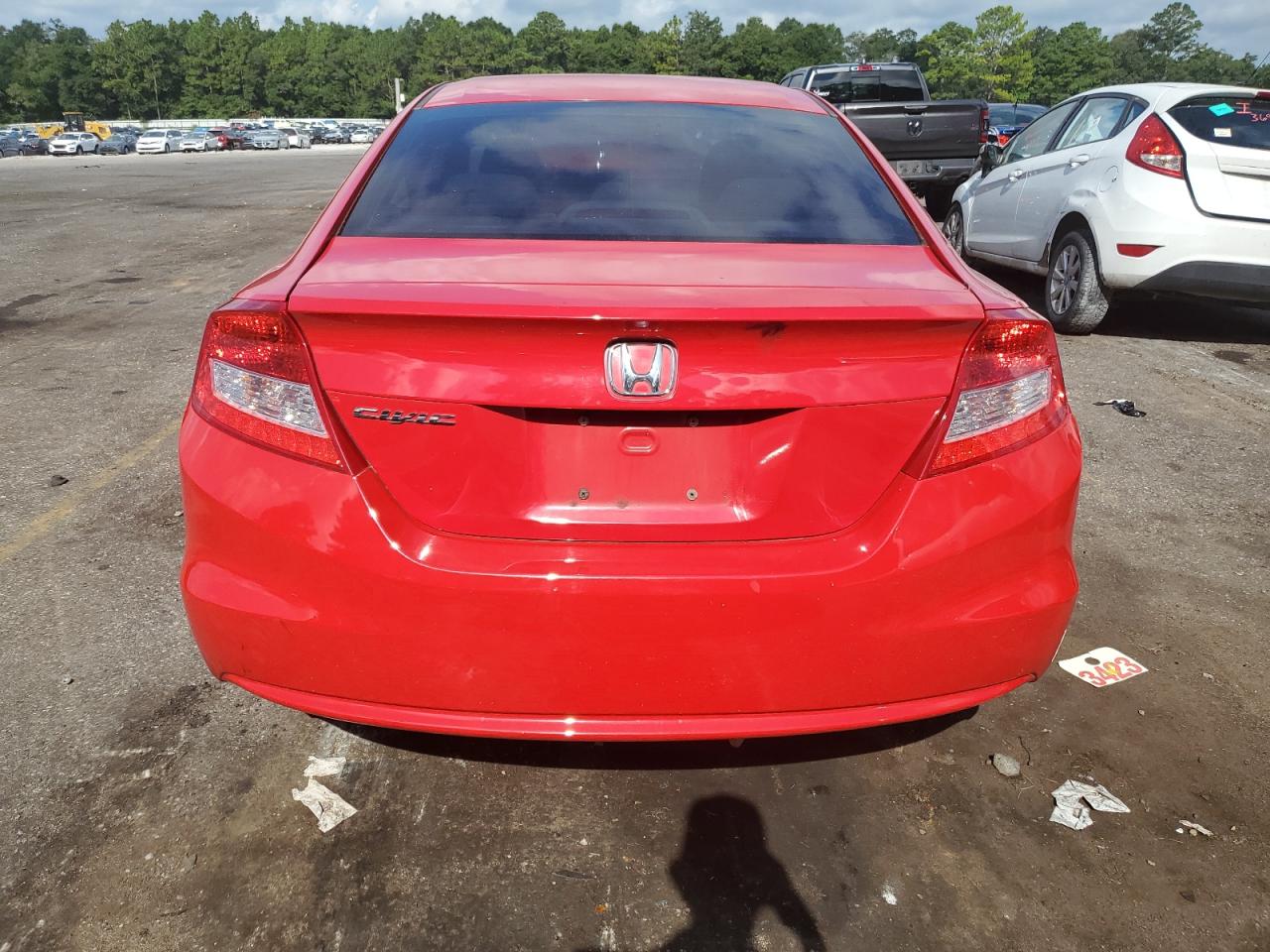 2012 Honda Civic Lx VIN: 2HGFG3B57CH537207 Lot: 57088445