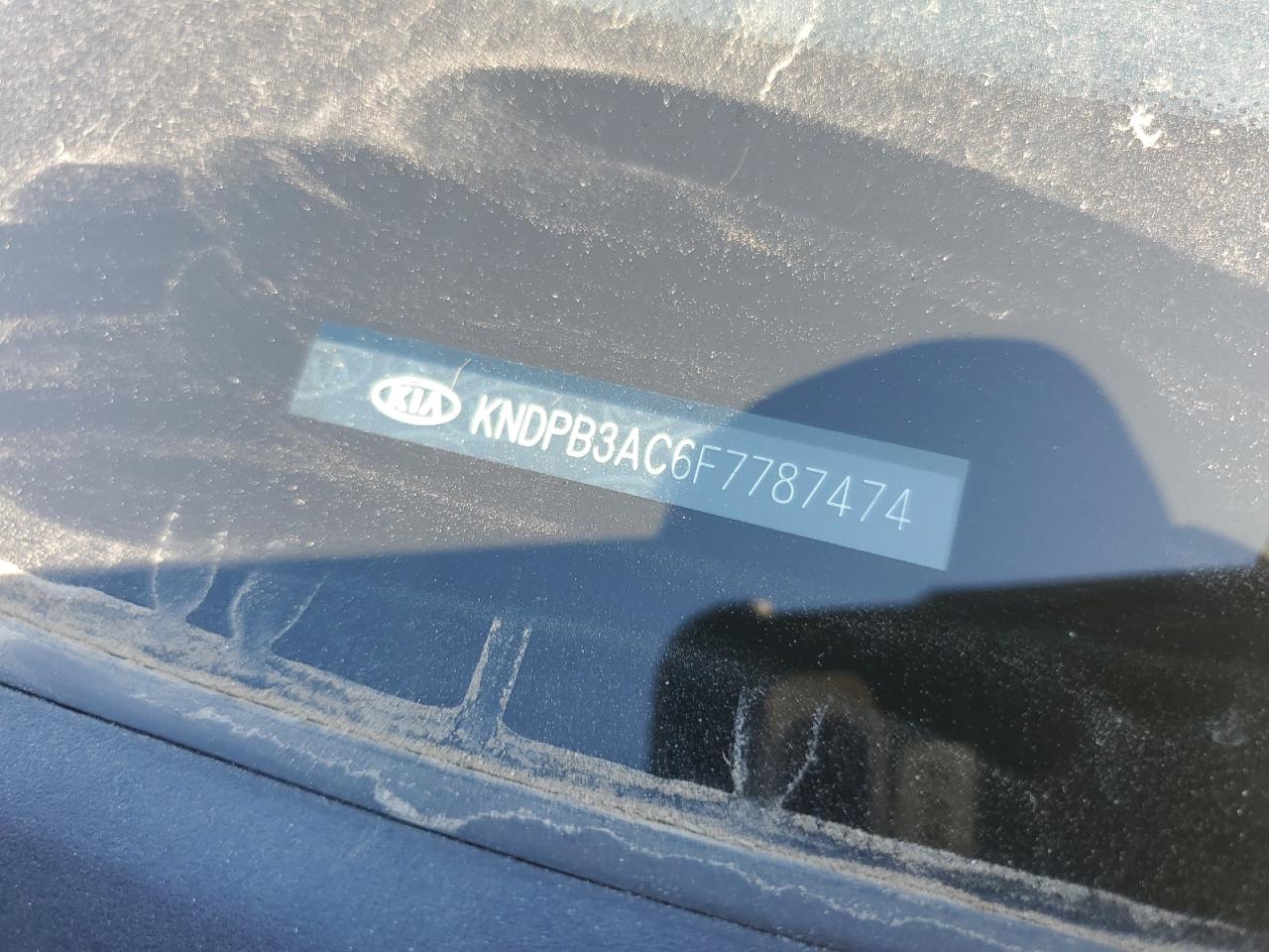 2015 Kia Sportage Lx VIN: KNDPB3AC6F7787474 Lot: 58669725