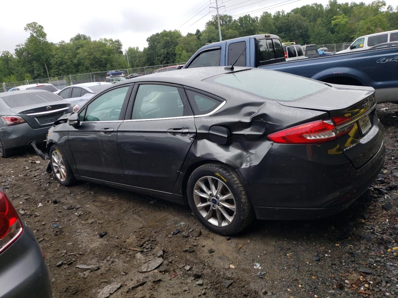 2017 Ford Fusion Se VIN: 3FA6P0H7XHR268577 Lot: 65961653