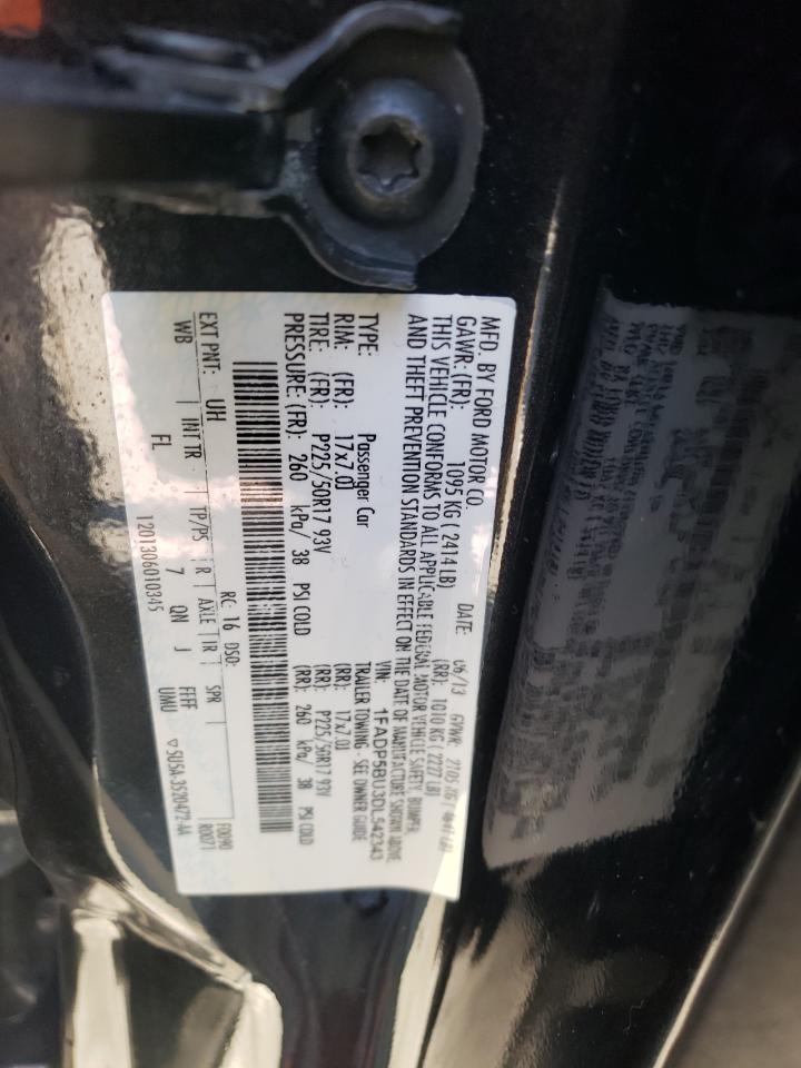 2013 Ford C-Max Sel VIN: 1FADP5BU3DL542343 Lot: 62225153