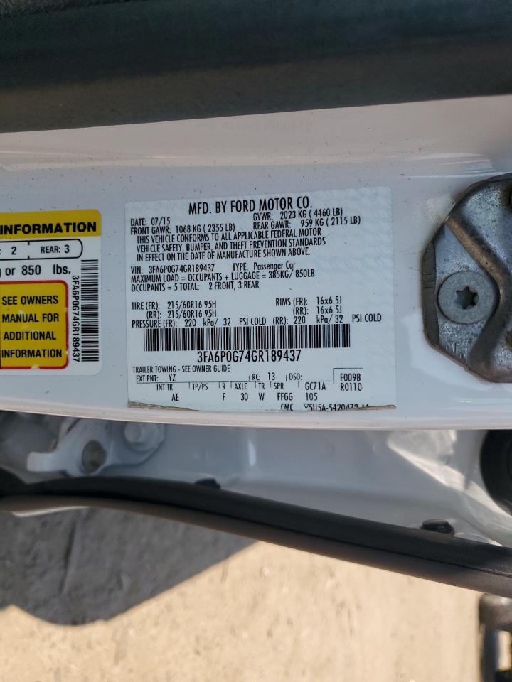 2016 Ford Fusion - Image 14