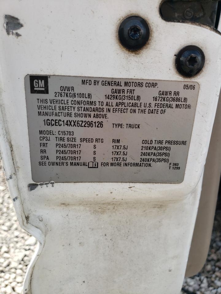 2007 Chevrolet Silverado C1500 Classic VIN: 3GCEC14X47G257257 Lot: 63406083