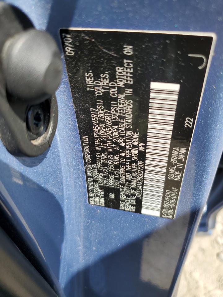 2008 Toyota Highlander VIN: JTEES41A282027209 Lot: 65790594