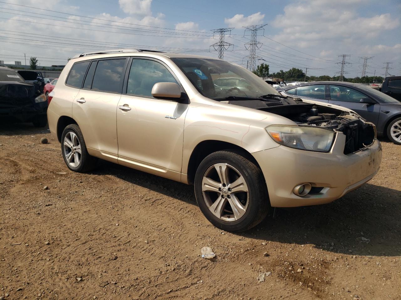 2008 Toyota Highlander Sport VIN: JTEES43A082033166 Lot: 69182644