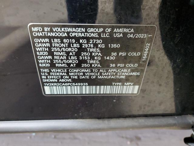 1V2KR2CA6PC549935 Volkswagen Atlas SE 14