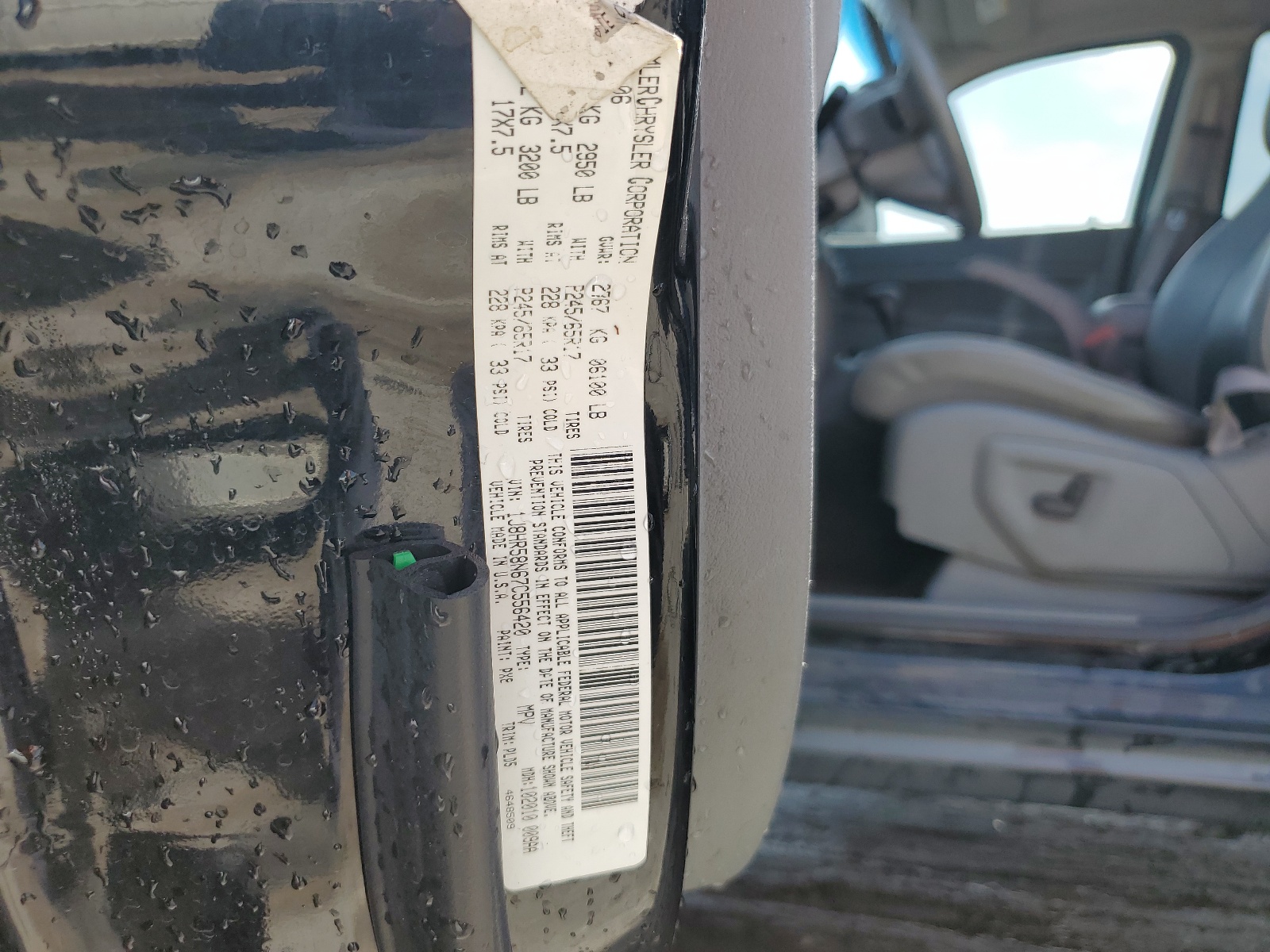 1J8HR58N67C556420 2007 Jeep Grand Cherokee Limited