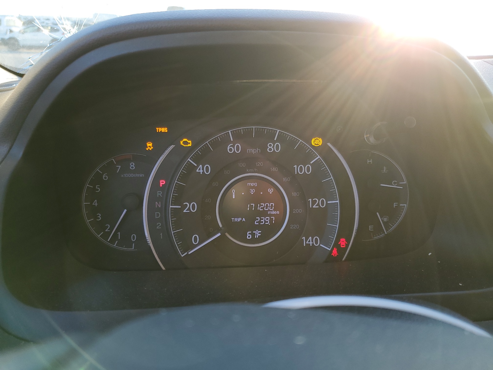 5J6RM4H79CL020734 2012 Honda Cr-V Exl