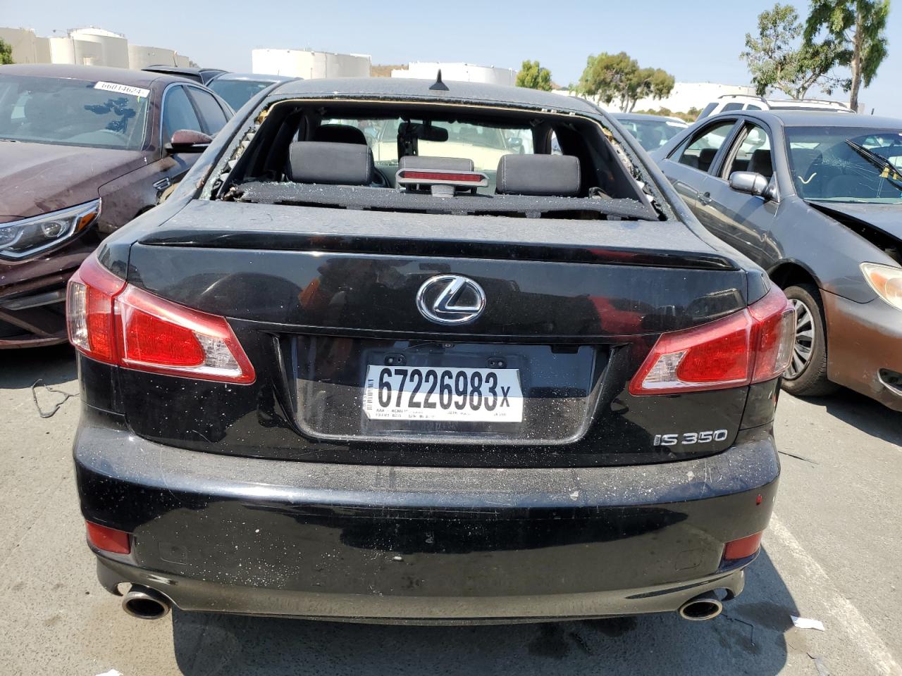 2013 Lexus Is 350 VIN: JTHBE5C24D5031411 Lot: 66622374