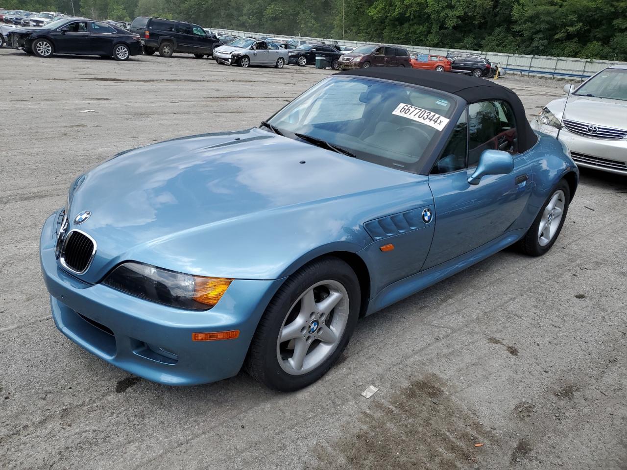 1997 BMW Z3 2.8 VIN: 4USCJ3323VLC04707 Lot: 66770344