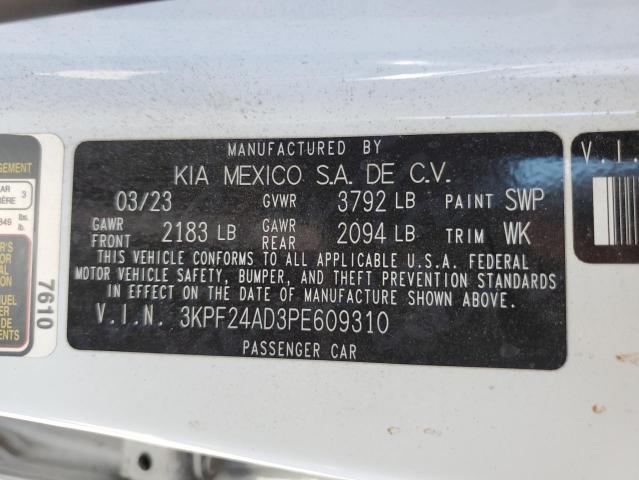 3KPF24AD3PE609310 Kia Forte LX 12