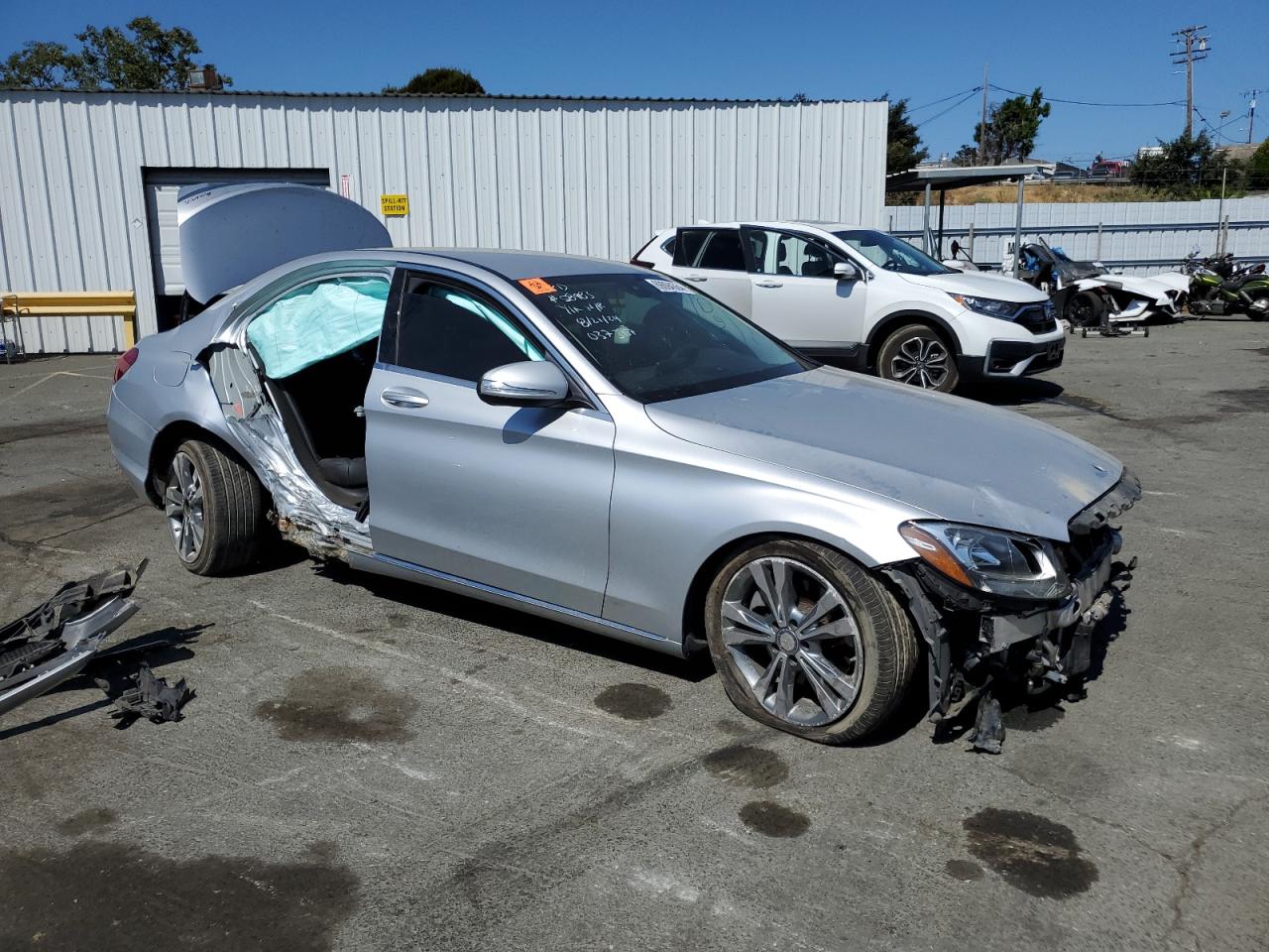 VIN 55SWF4KB1FU037307 2015 MERCEDES-BENZ C-CLASS no.4