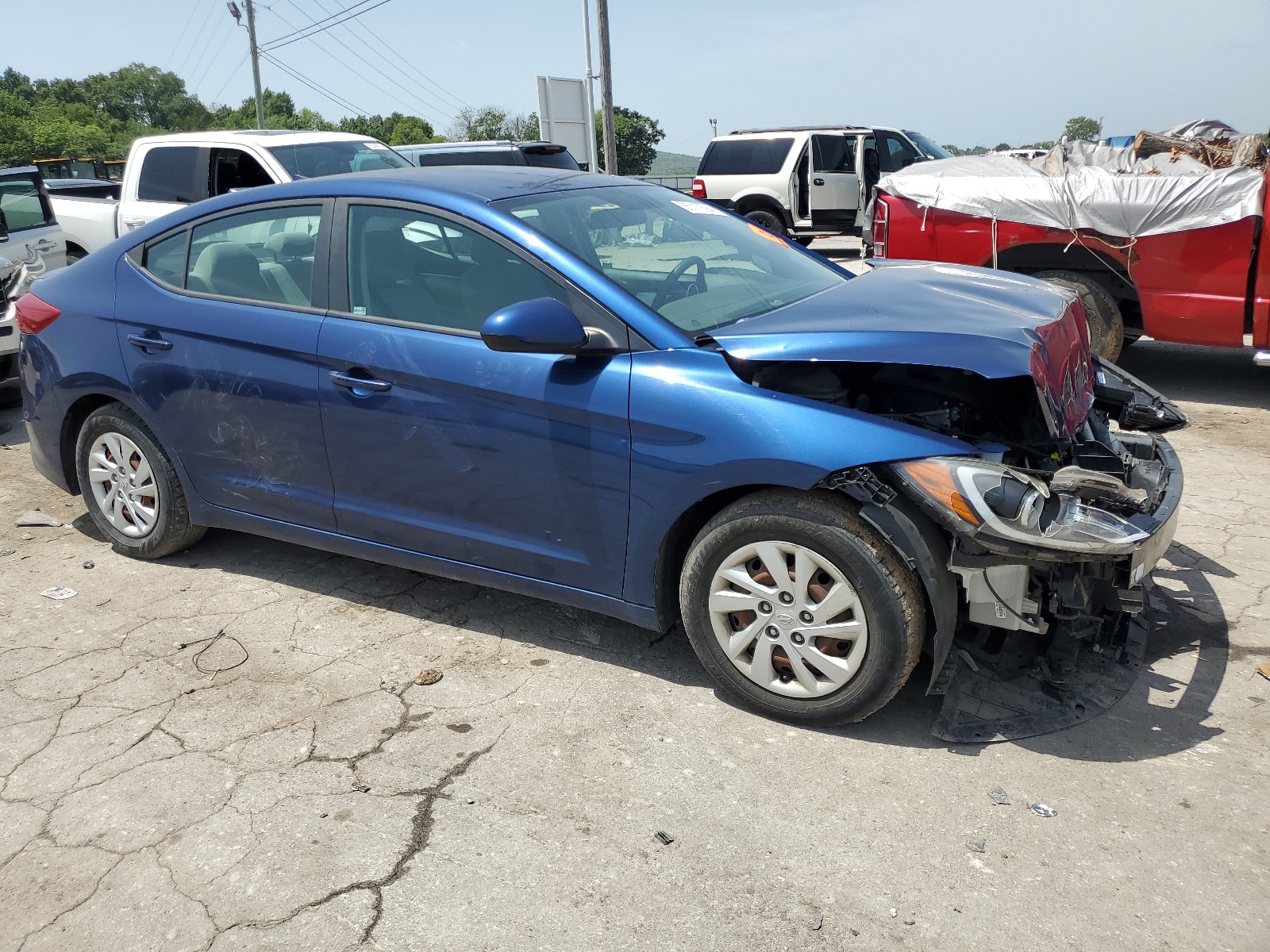 2017 Hyundai Elantra Se vin: 5NPD74LF4HH065176