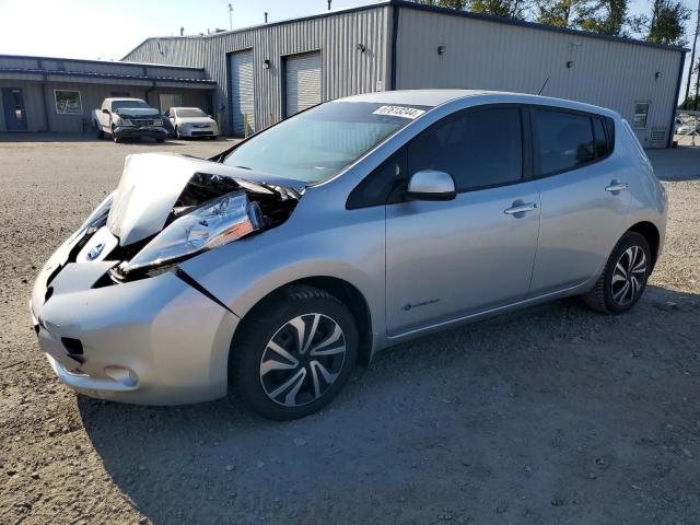  NISSAN LEAF 2015 Srebrny