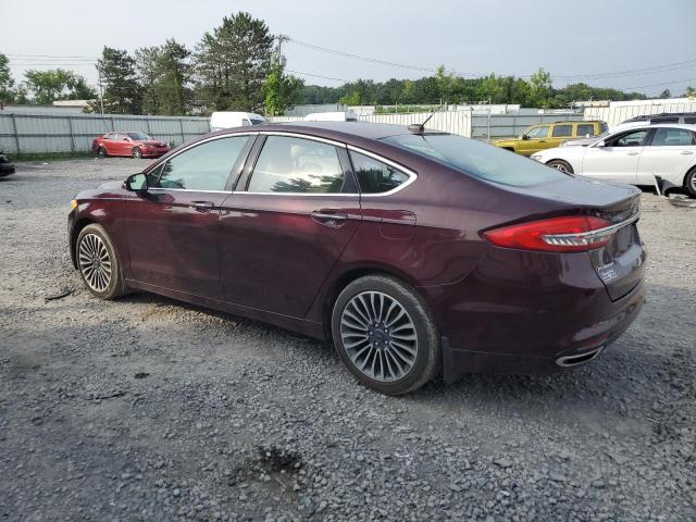 Sedans FORD FUSION 2017 Bordowy