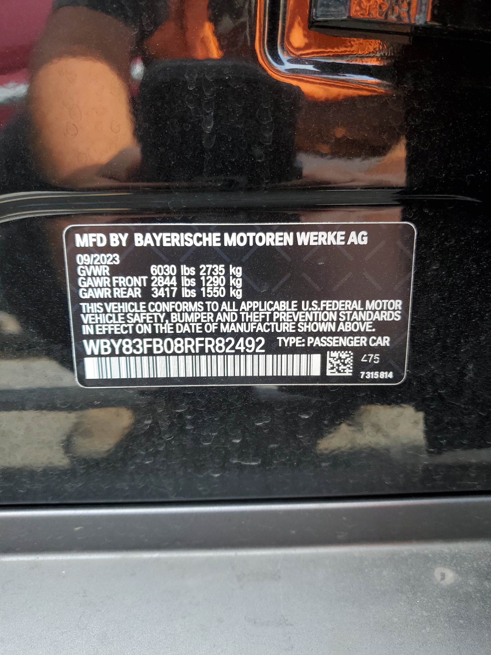 WBY83FB08RFR82492 2024 BMW I4 xDrive 40