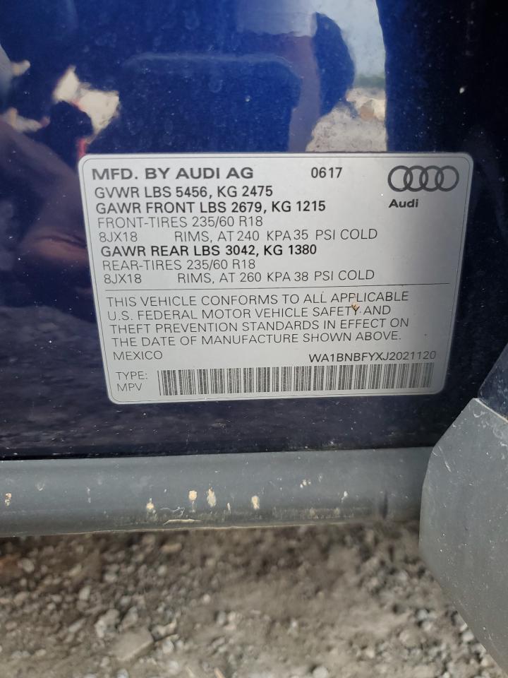 WA1BNBFYXJ2021120 2018 Audi Q5 Premium Plus