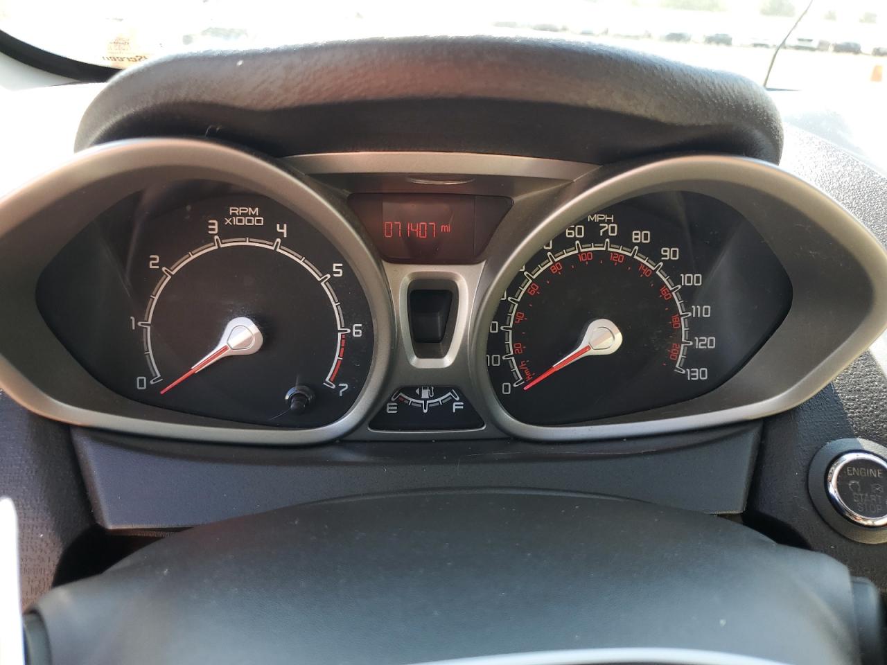 2013 Ford Fiesta Titanium VIN: 3FADP4CJ7DM207082 Lot: 67928774