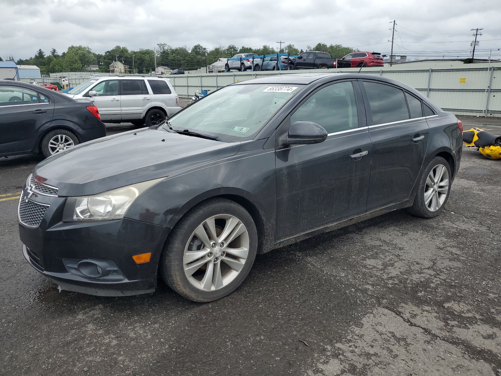 2013 Chevrolet Cruze Ltz vin: 1G1PG5SB1D7165776