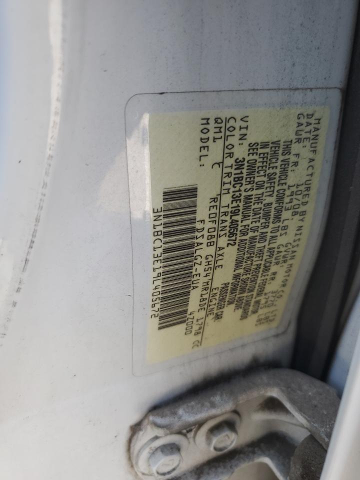 3N1BC13E19L405672 2009 Nissan Versa S