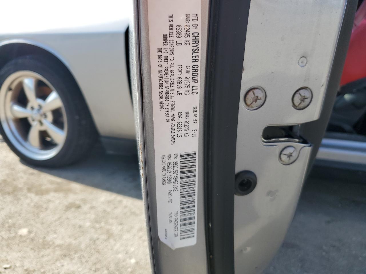 2011 Dodge Challenger R/T VIN: 2B3CJ5DT4BH571342 Lot: 67555854