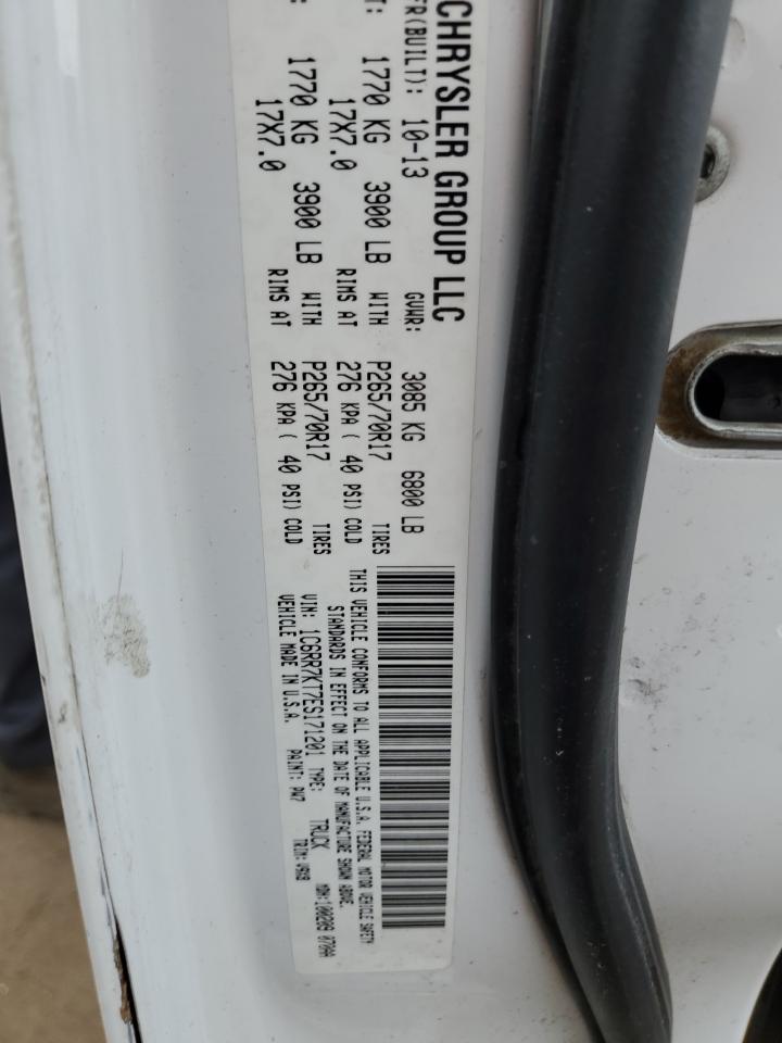 2014 Ram 1500 St VIN: 1C6RR7KT7ES171201 Lot: 66919824