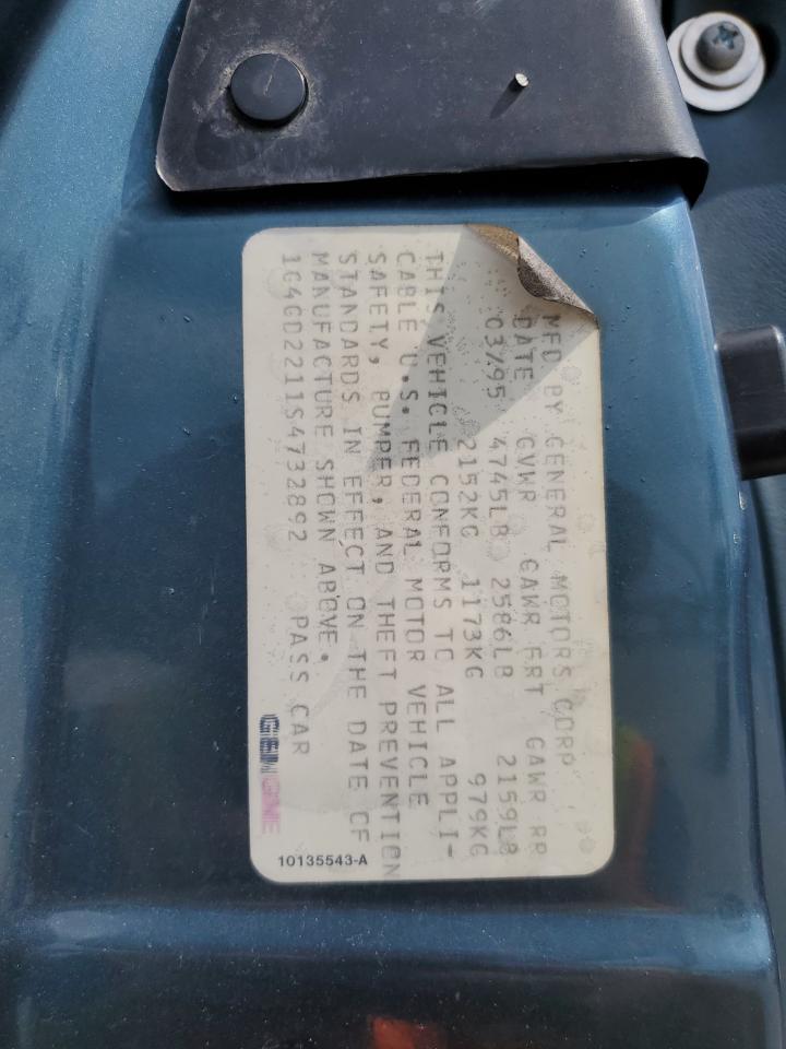 1995 Buick Riviera VIN: 1G4GD2211S4732892 Lot: 67980194