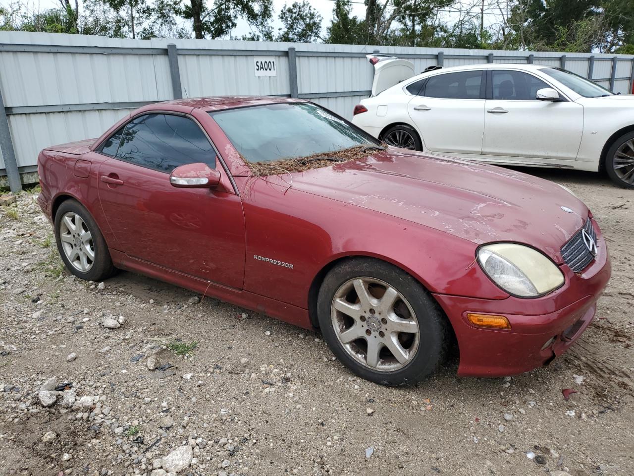 2003 Mercedes-Benz Slk 230 Kompressor VIN: WDBKK49F33F278182 Lot: 67088904