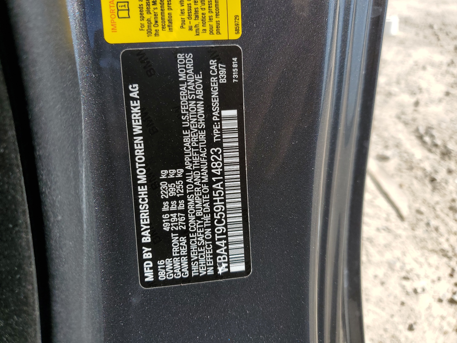 WBA4T9C59H5A14823 2017 BMW 440I