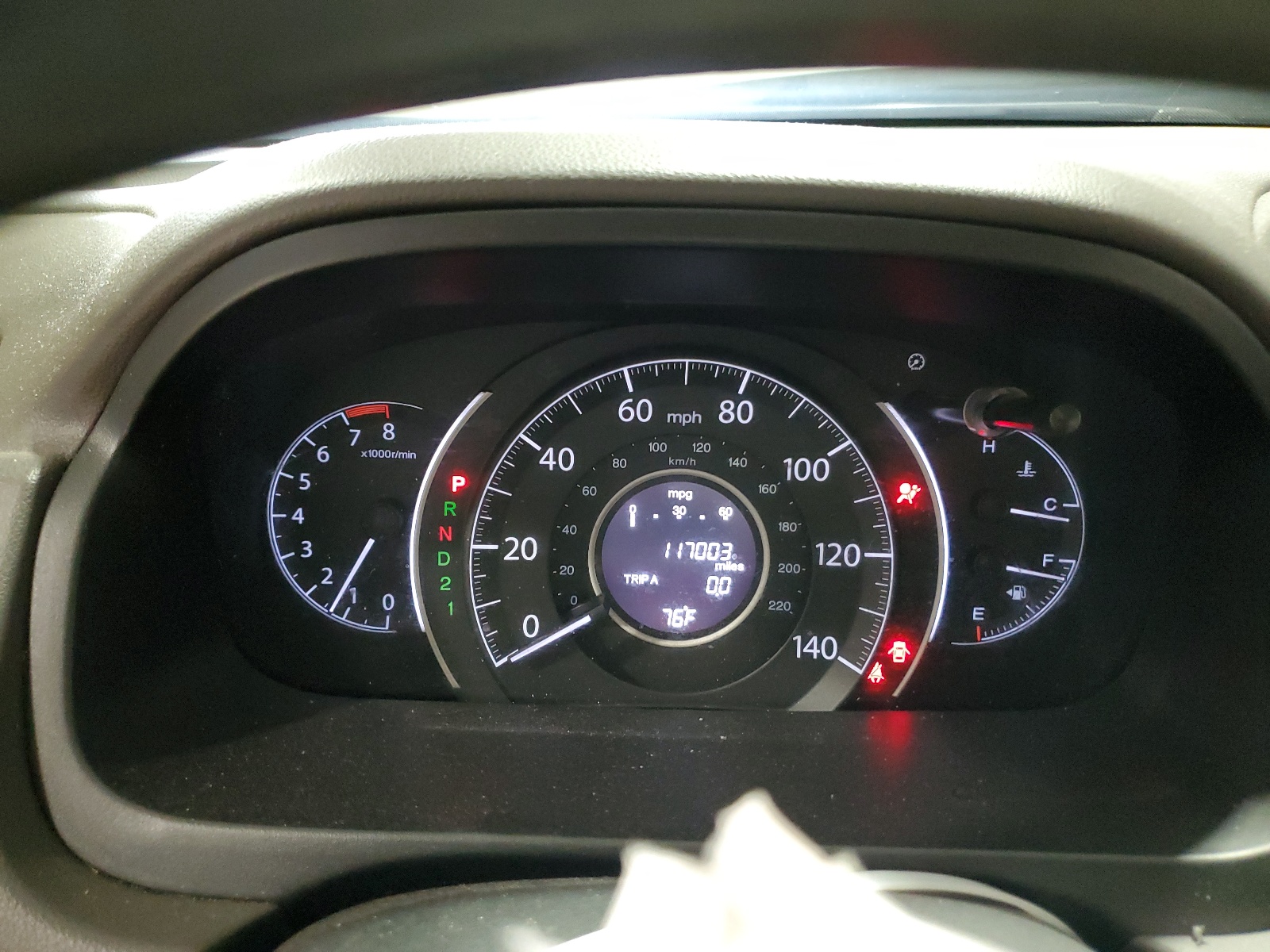 5J6RM4H5XCL072064 2012 Honda Cr-V Ex