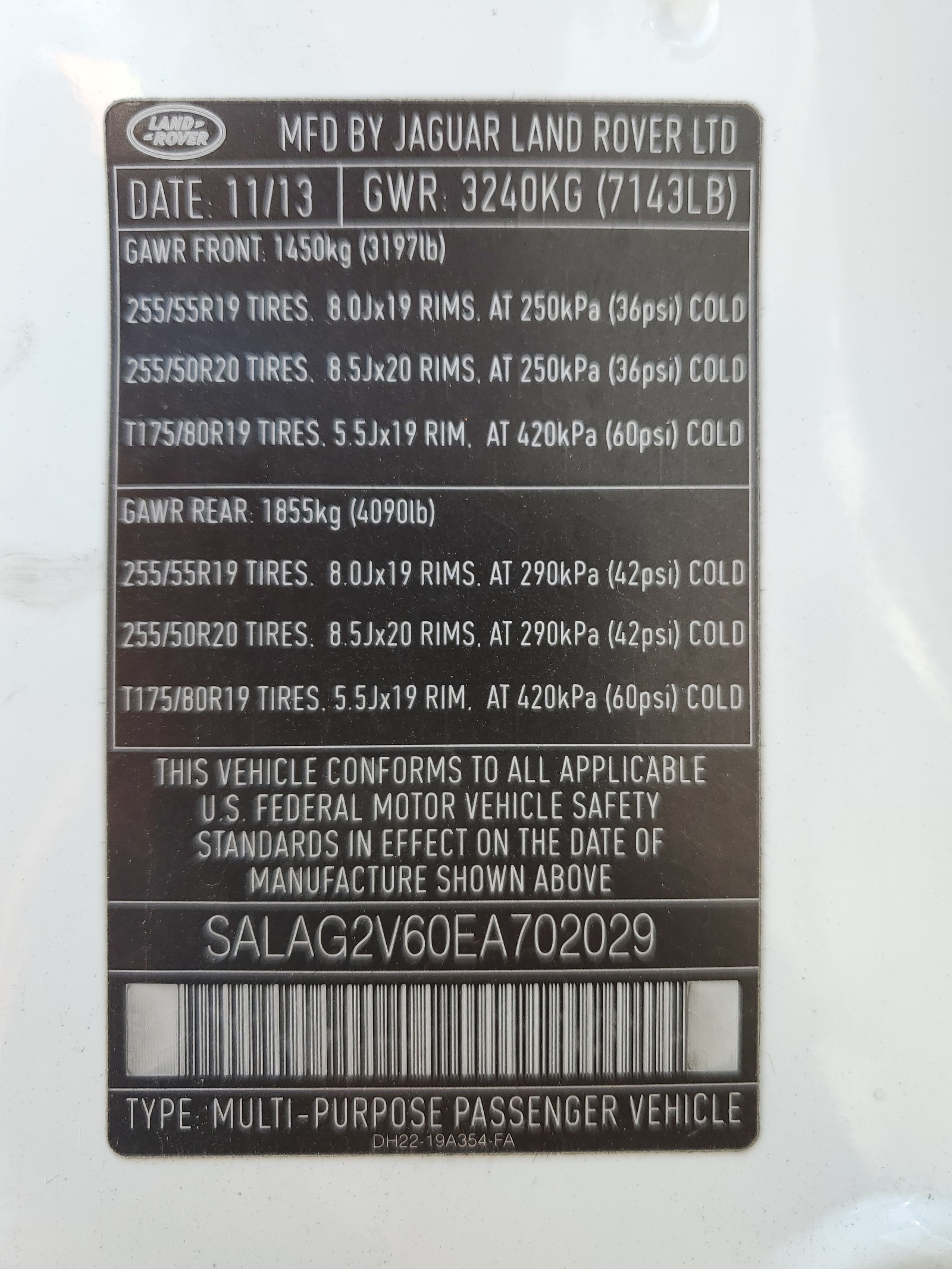 SALAG2V60EA702029 2014 Land Rover Lr4 Hse