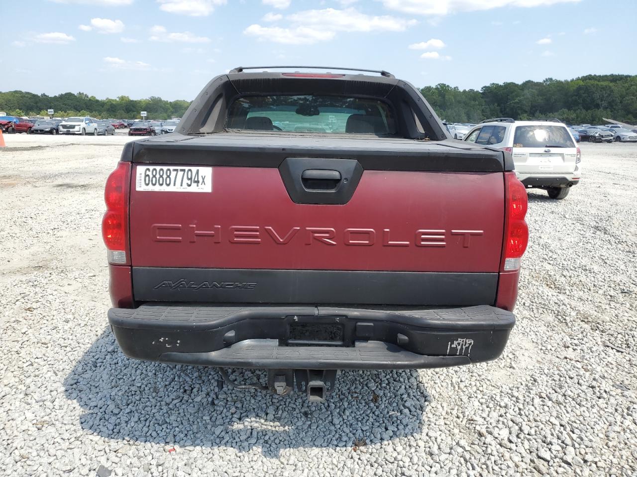 2004 Chevrolet Avalanche C1500 VIN: 3GNEC12T54G299262 Lot: 68887794