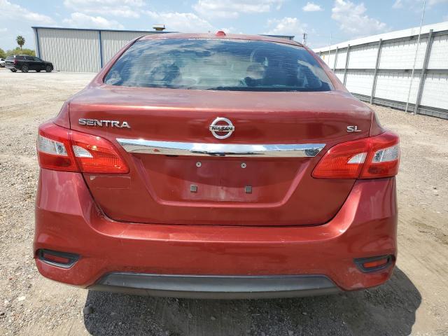  NISSAN SENTRA 2016 Червоний