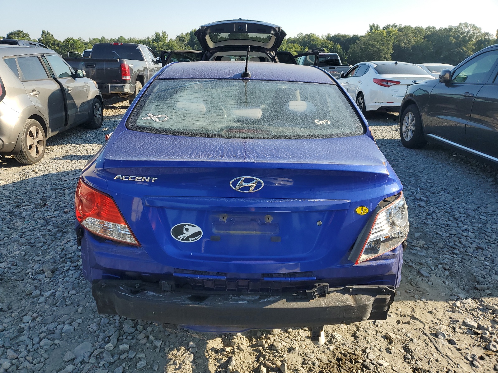 2013 Hyundai Accent Gls vin: KMHCT4AE4DU449178