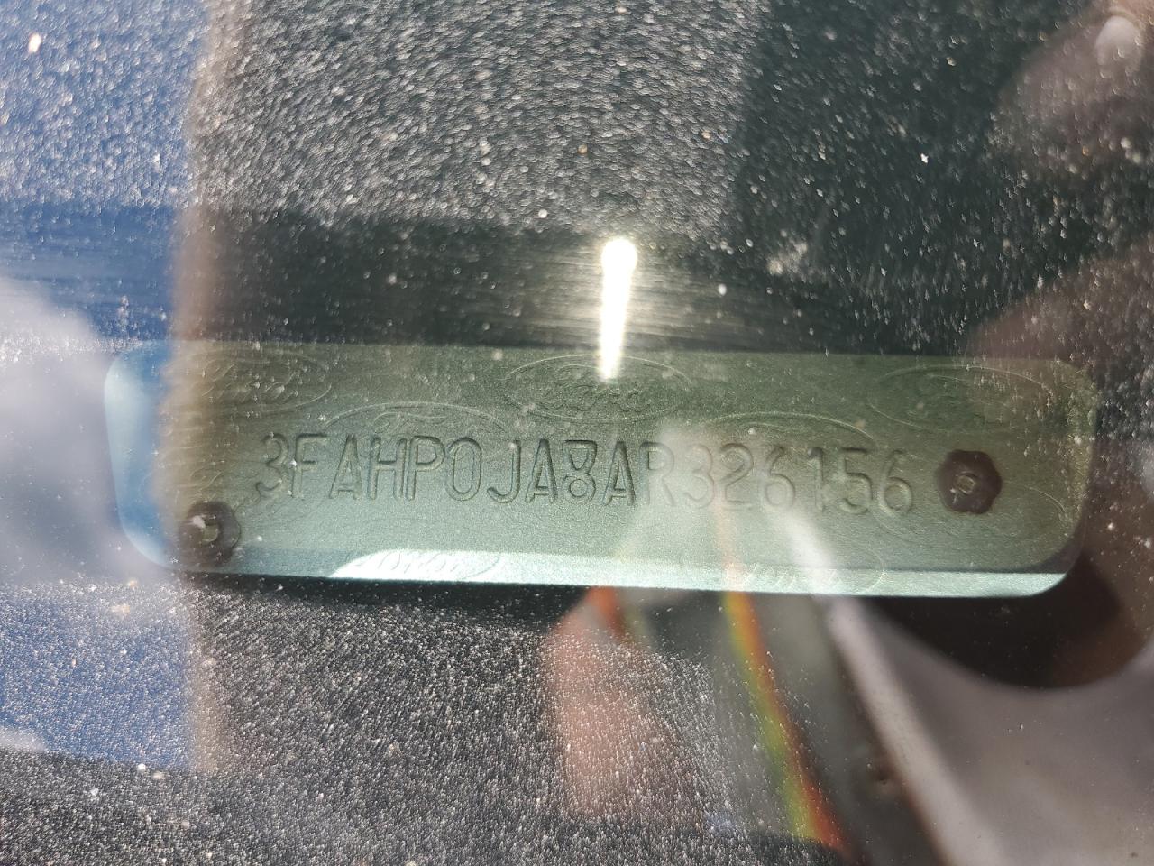 2010 Ford Fusion Sel VIN: 3FAHP0JA8AR326156 Lot: 66411824