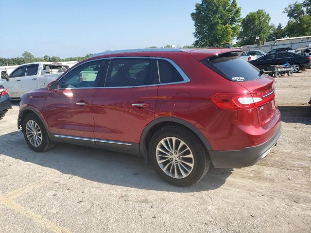  LINCOLN MKX 2016 Червоний