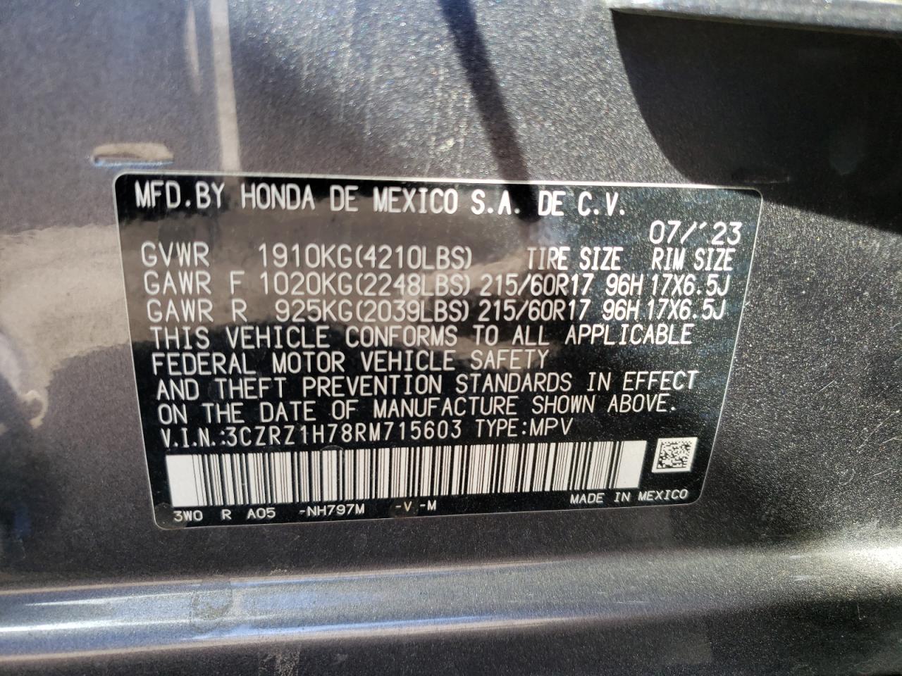 2024 Honda HR-V - Image 13